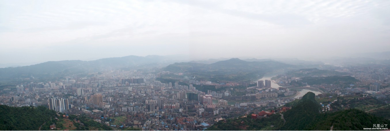 达州全景鸟瞰~