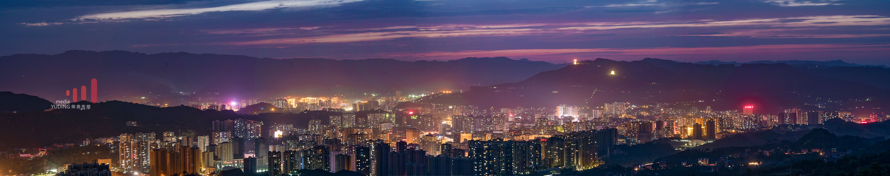 【达州全景图片】达州城区夜景