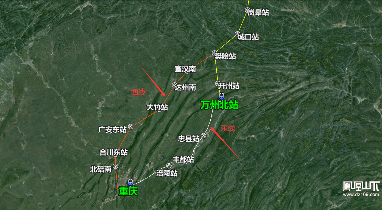 恭喜重庆,四川,陕西人,西渝高铁新进展,揭秘站点位置与线路