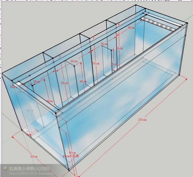 自制玻璃鱼缸设计图图片