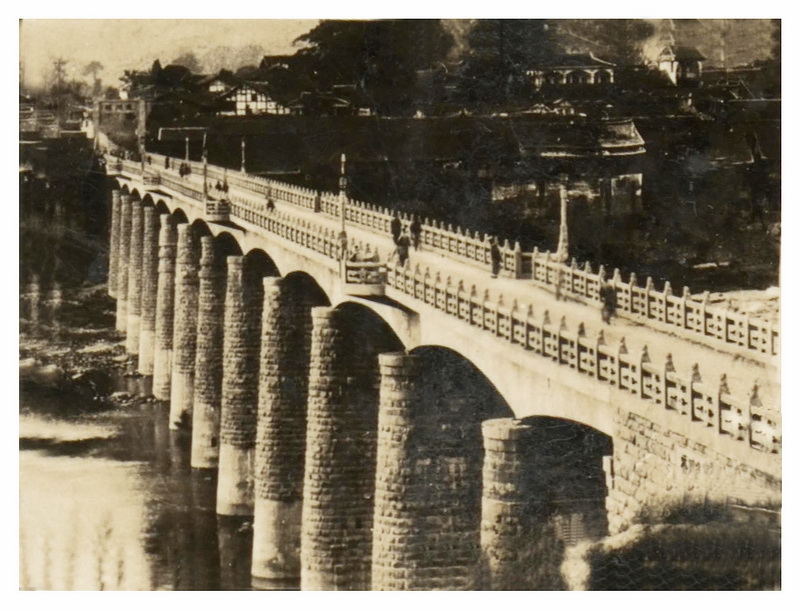 达州通川桥老照片图片