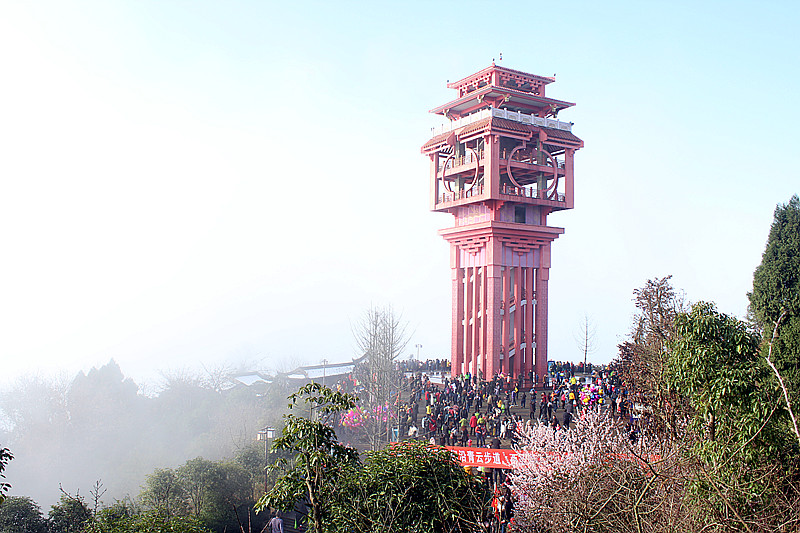 鳳凰樓.影 - 達州攝影 - 鳳凰山下 - www.dz19.net