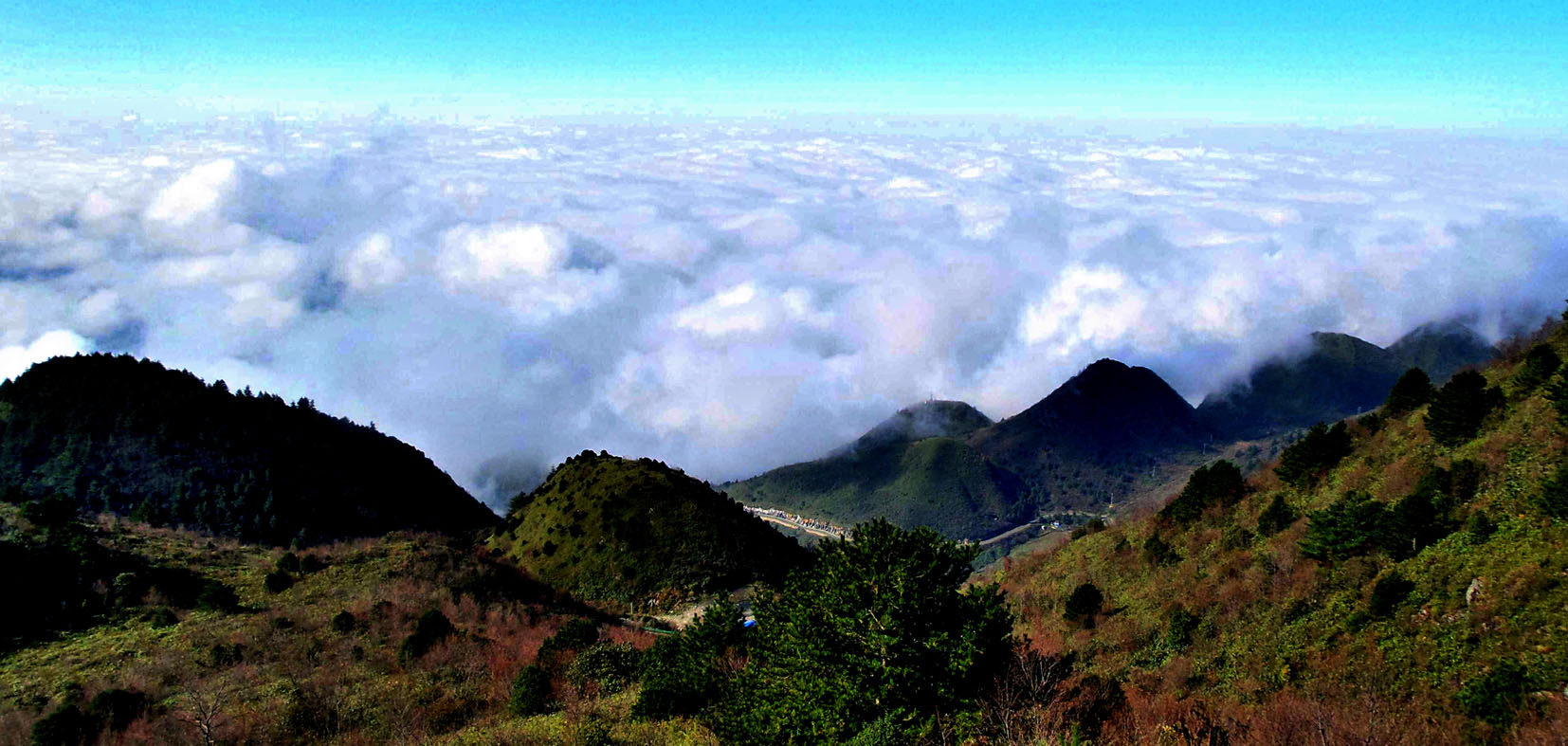 八台山云海图片