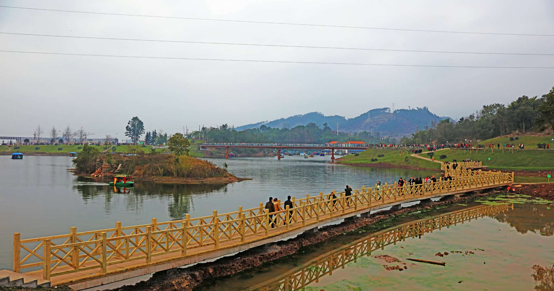 大美达州之莲花湖湿地公园