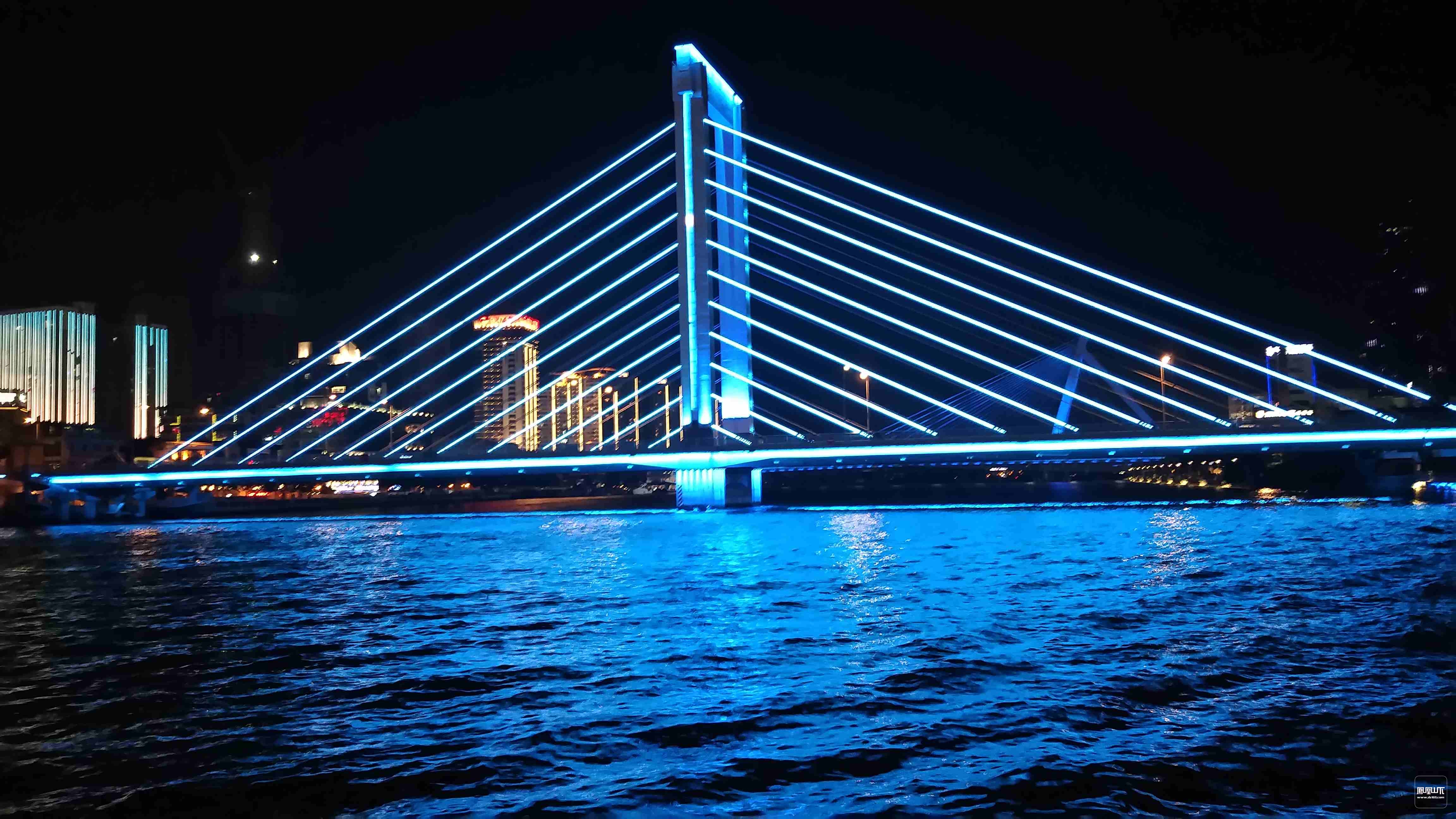 金塘大桥夜景图片