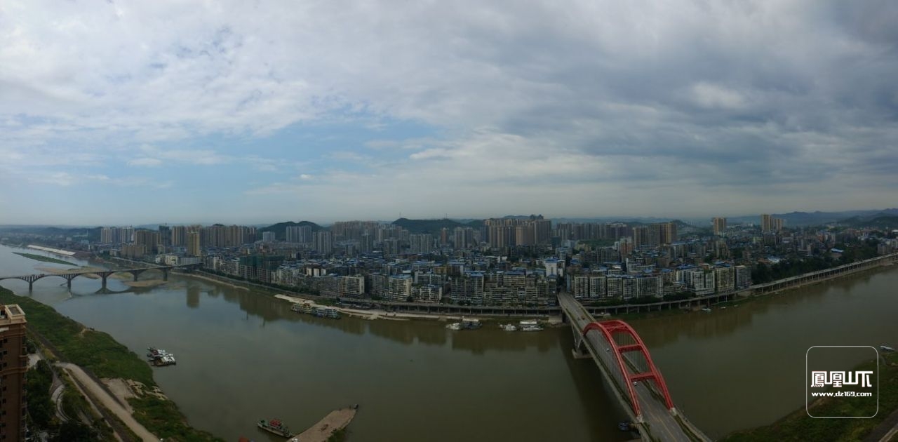 渠县最新卫星图像,一座现代化的宜居型生态滨江城市