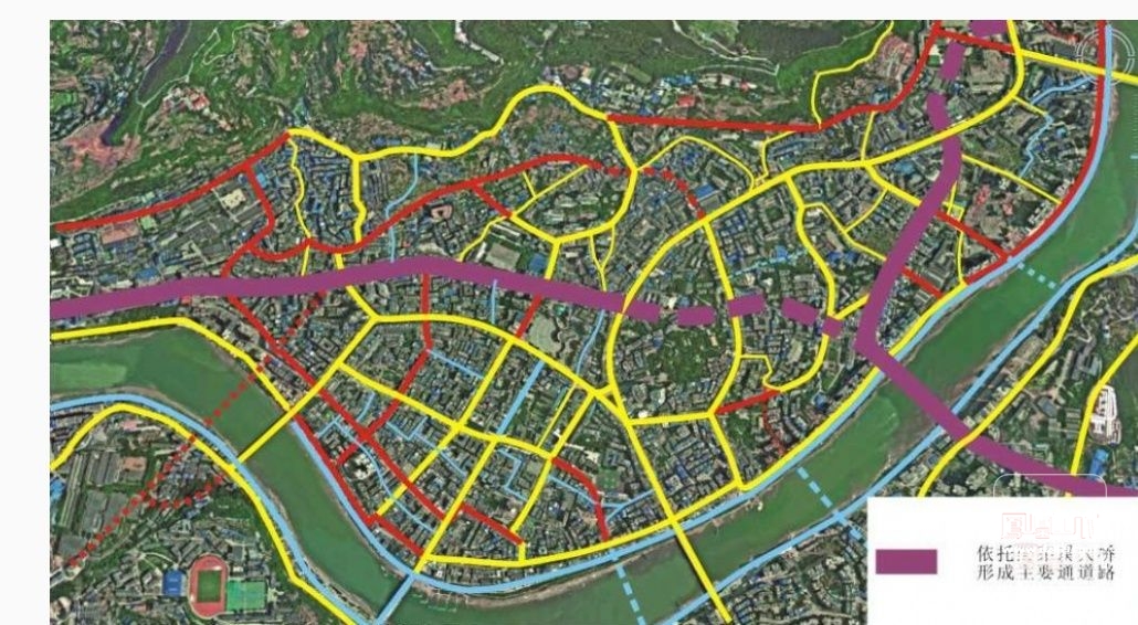 达州城区野茅溪大桥建设最新视频和组图