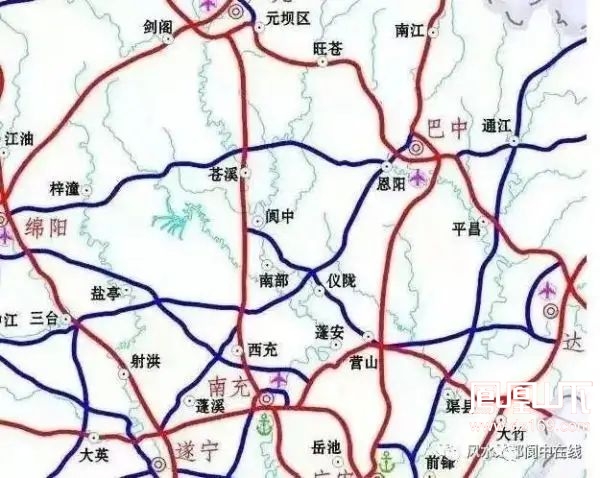 牟元高速公路线路图图片
